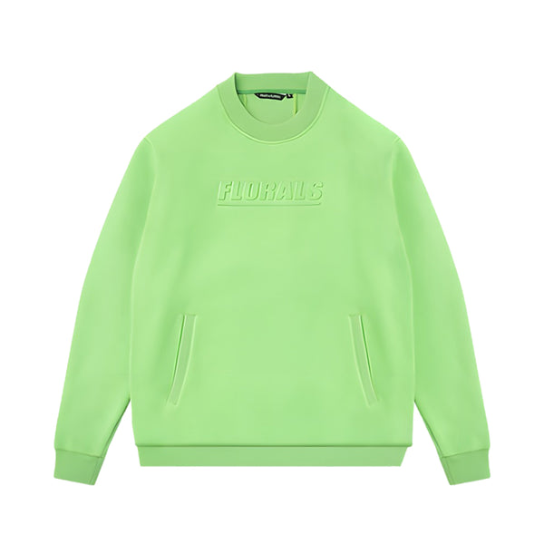 Green Florals Crewneck Sweater