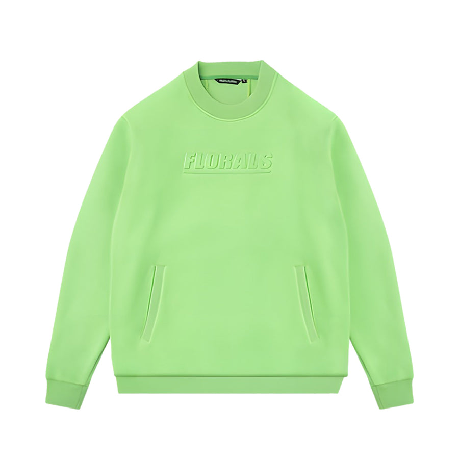 Green Florals Crewneck Sweater