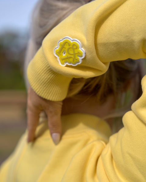 Yellow Fruitful Crewneck Sweater