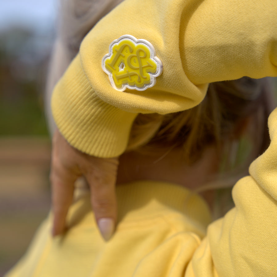 Yellow Fruitful Crewneck Sweater