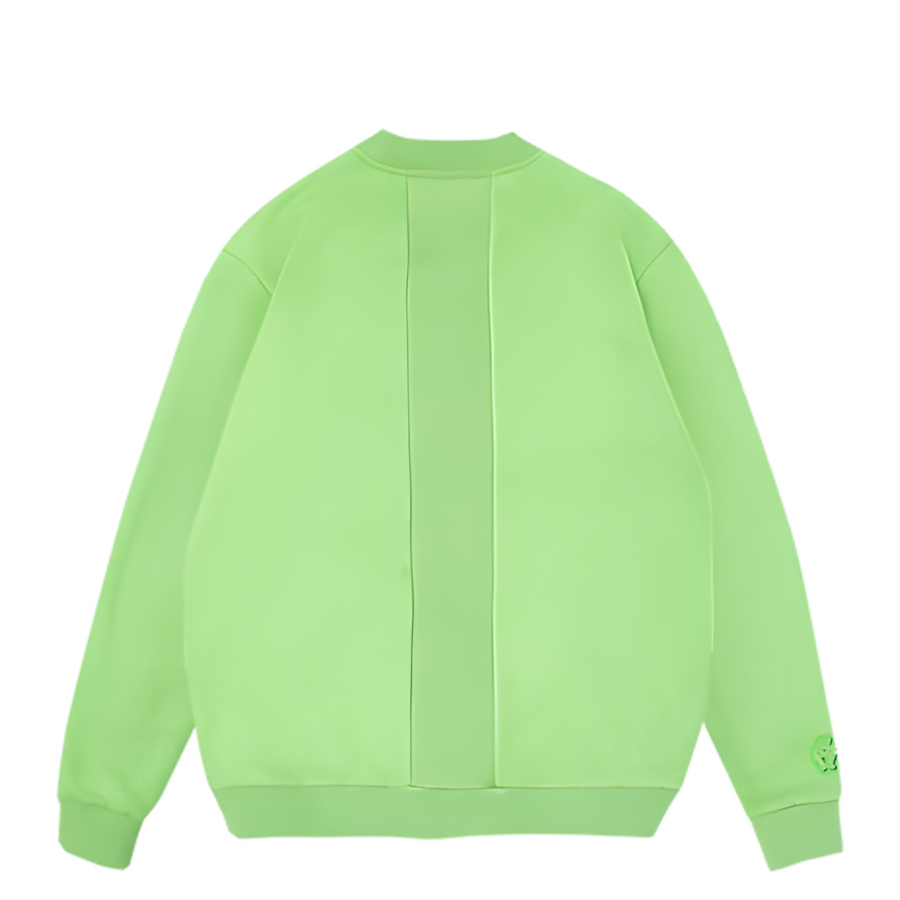 Green Florals Crewneck Sweater
